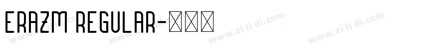 Erazm Regular字体转换